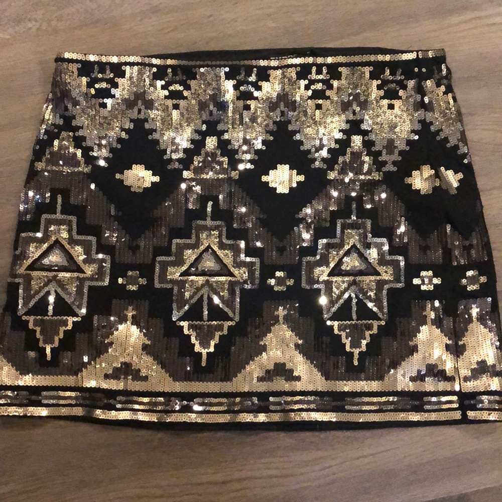 Express sequined Mini Skirt